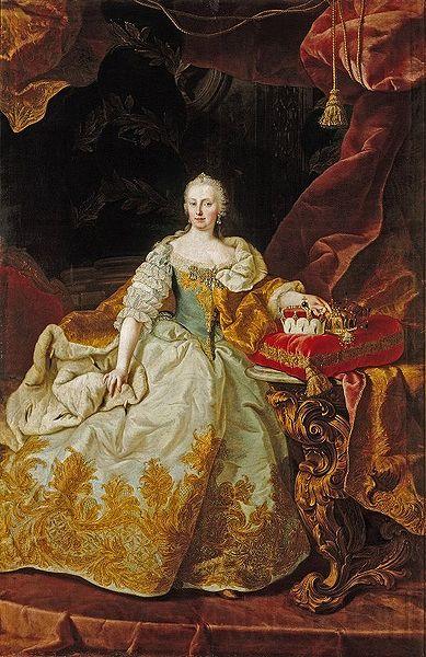 MEYTENS, Martin van Portrait of Maria Theresia of Austria Norge oil painting art